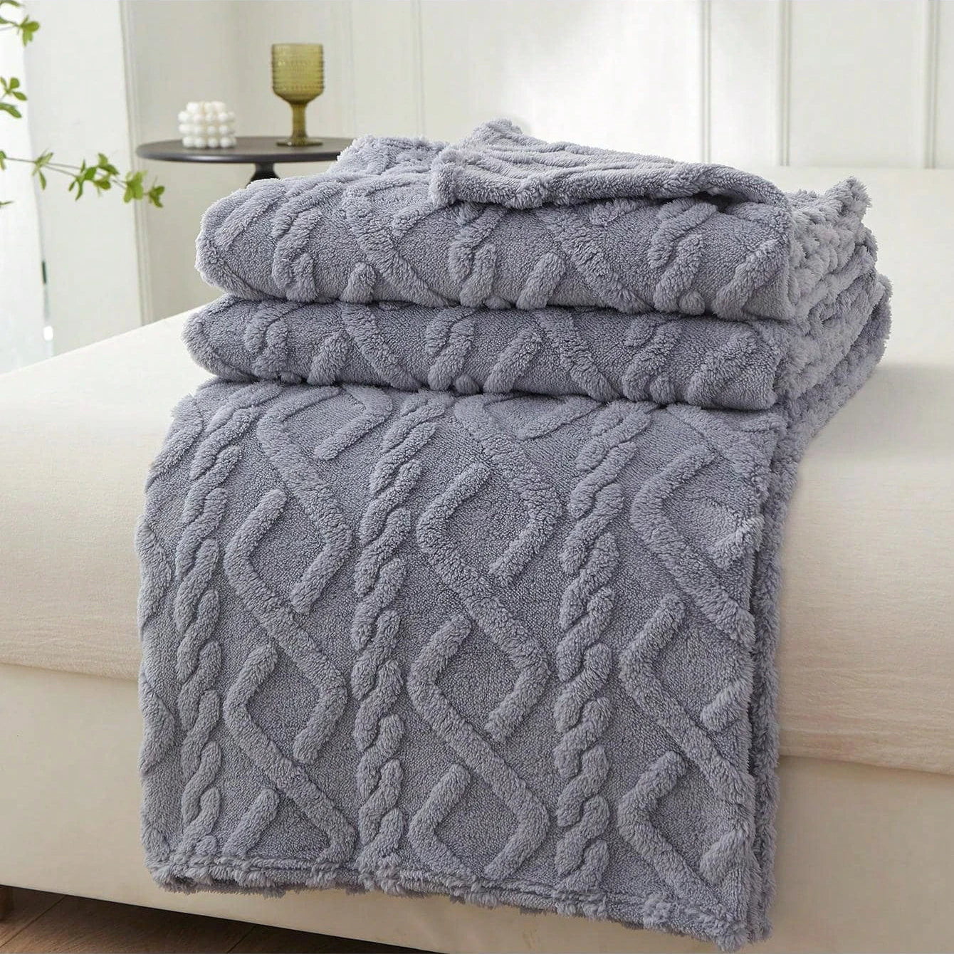 Cozy Coral Fleece Blanket