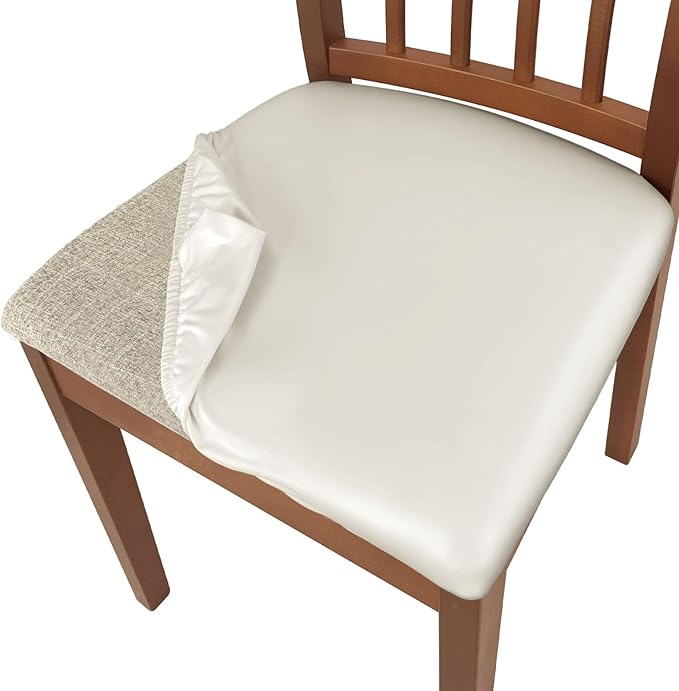 SmartFit Leather Chair Covers Set