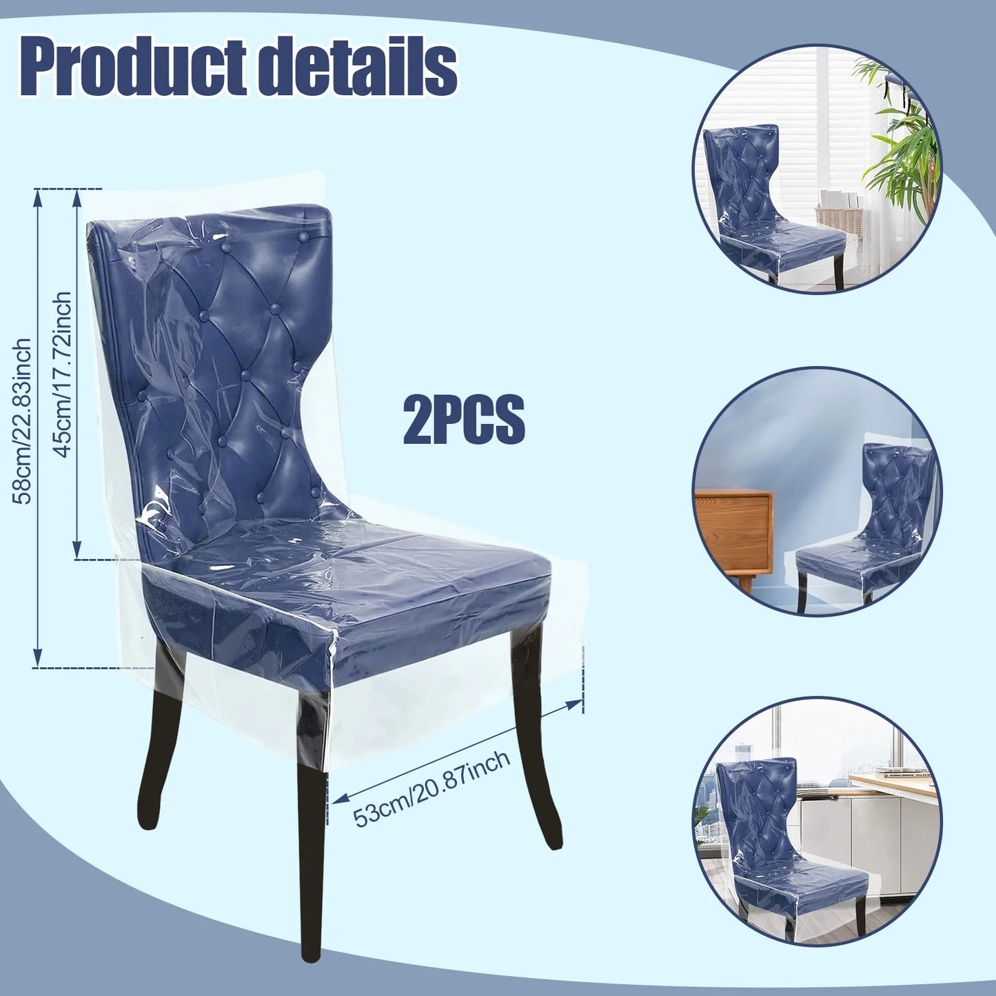 Clear PVC Chair Protector