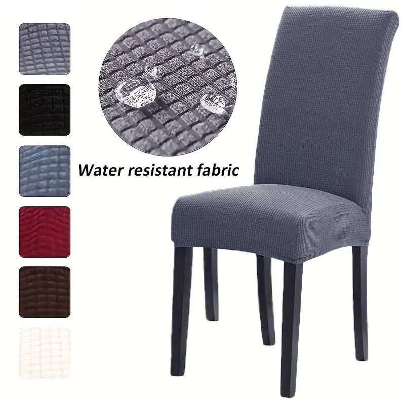 8pc PrettyGuard™ Chair Covers – Instantly Revive Old Chairs!