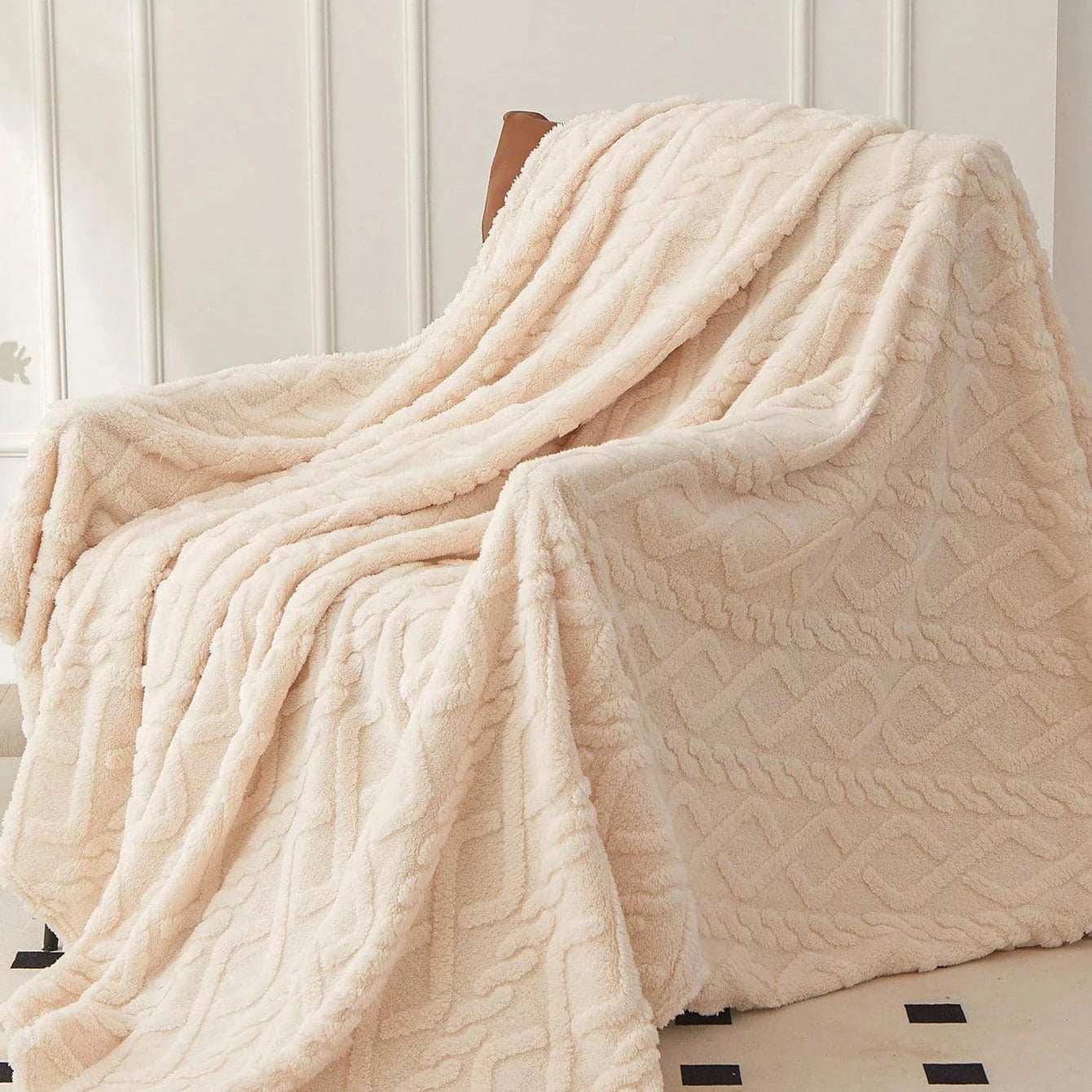 Cozy Coral Fleece Blanket