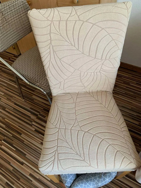 Leaf Jacquard Chair Covers