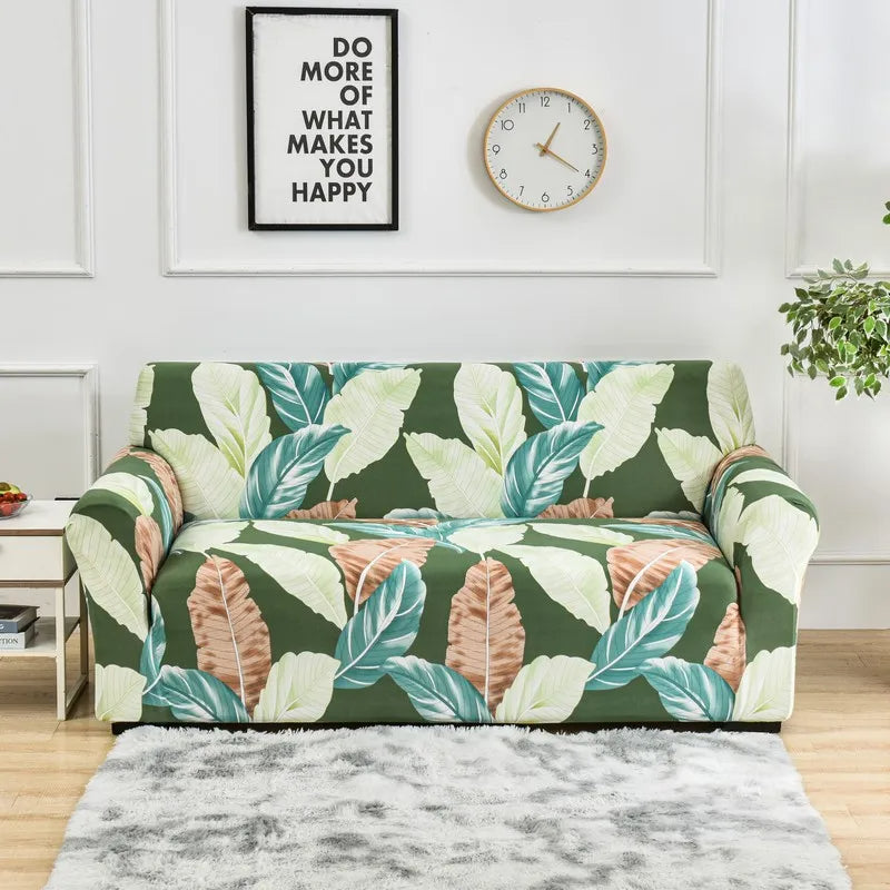Floral Stretch Sofa Cover
