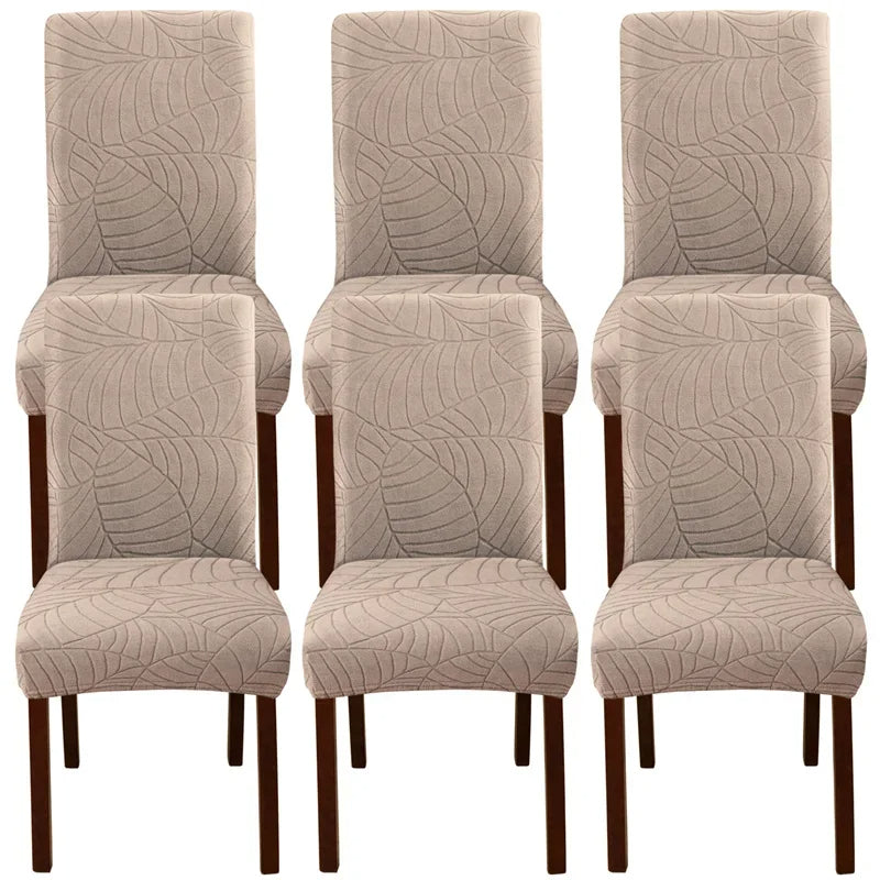 Leaf Jacquard Chair Covers