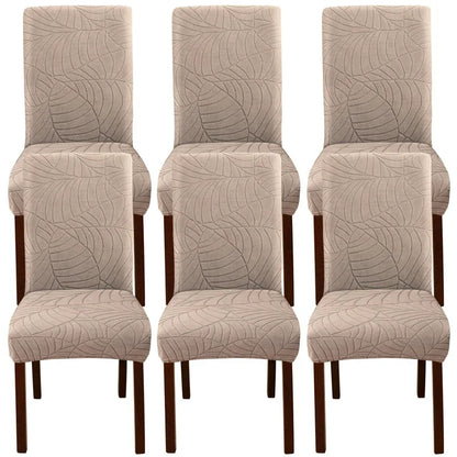 Leaf Jacquard Chair Covers