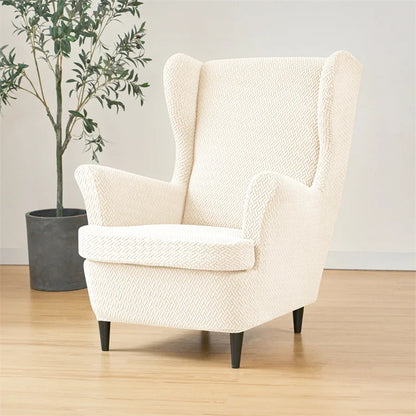 Stretchy Wing Chair Slipcover