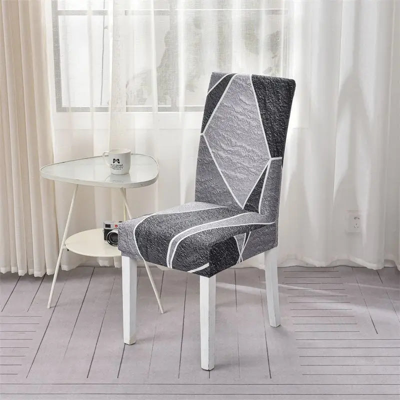 Stretchy Geometric Chair Protector