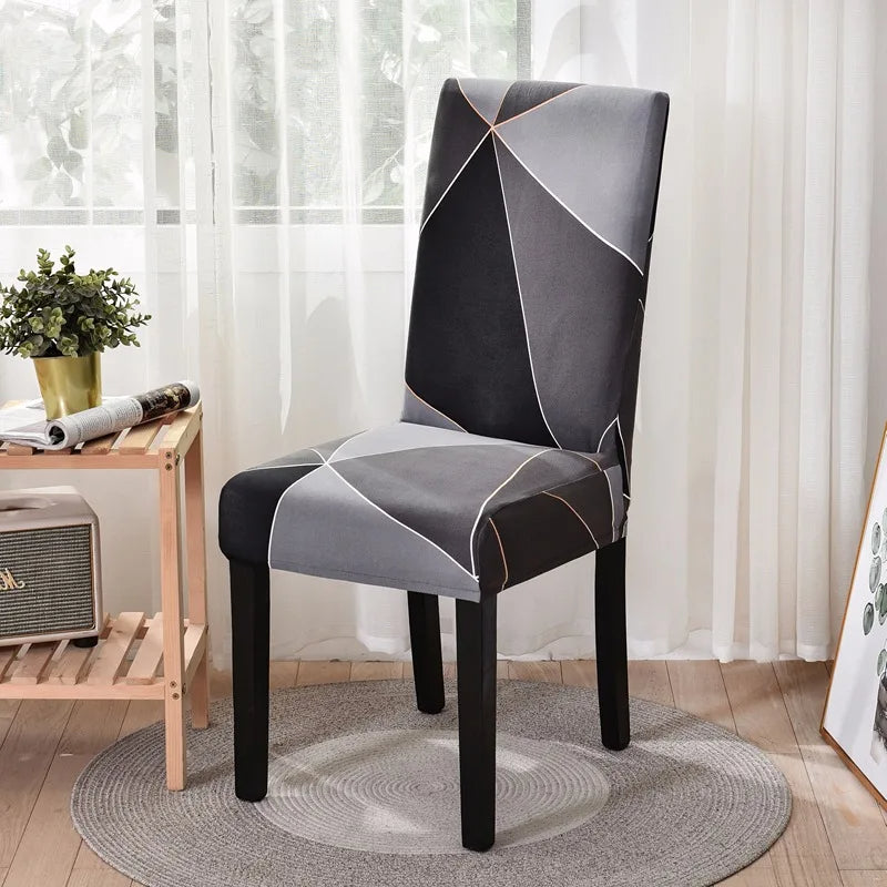 Stretchy Geometric Chair Protector