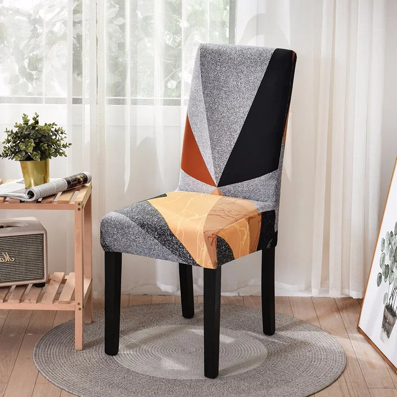 Stretchy Geometric Chair Protector