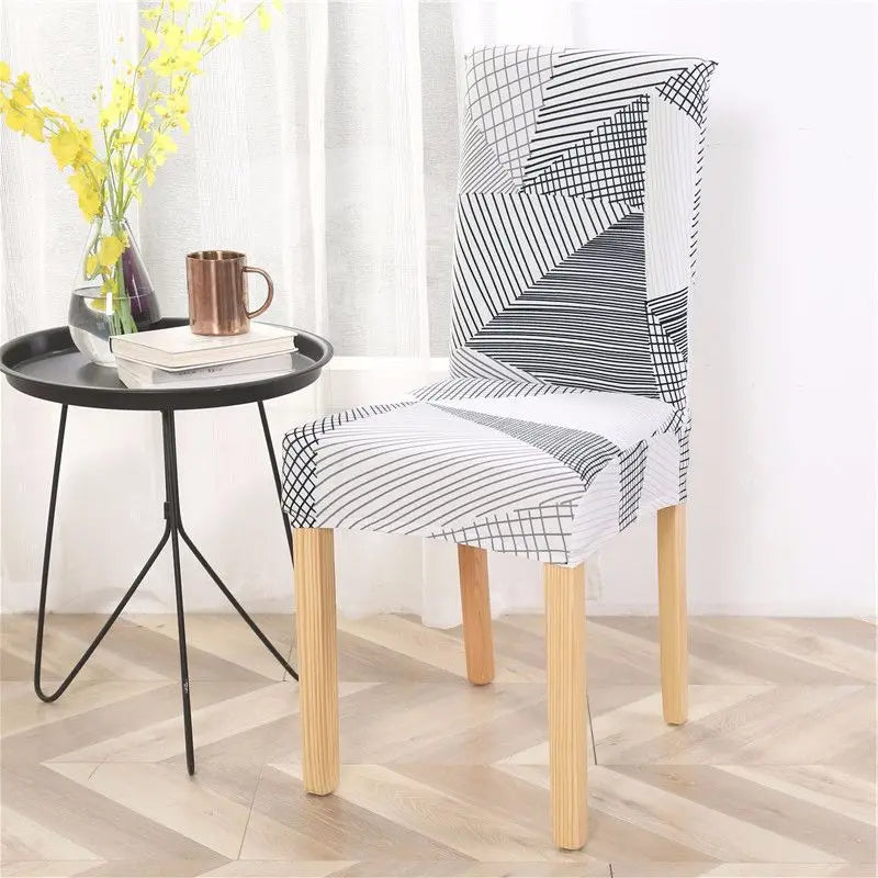 Stretchy Geometric Chair Protector