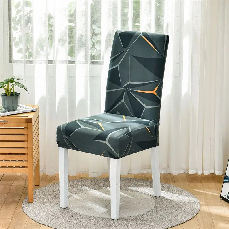 Stretchy Geometric Chair Protector