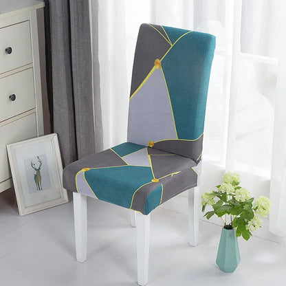 Stretchy Geometric Chair Protector