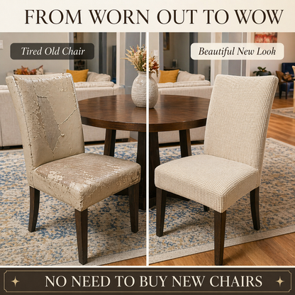 PrettyGuard™ Waterproof Chair Covers – Instantly Revive Old Chairs!
