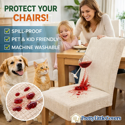 PrettyGuard™ Chair Covers – Instantly Revive Old Chairs!