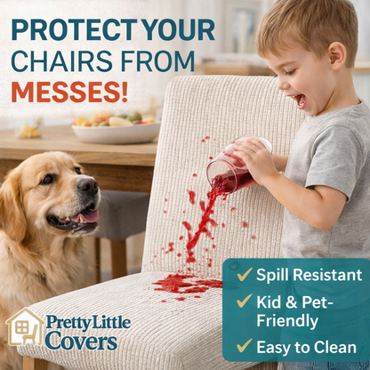 PrettyGuard™ Chair Covers – Instantly Revive Old Chairs!