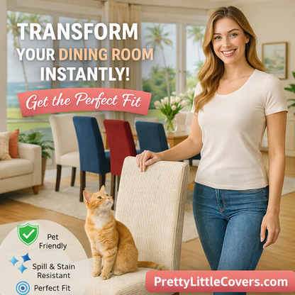 PrettyGuard™ Chair Covers – Instantly Revive Old Chairs!