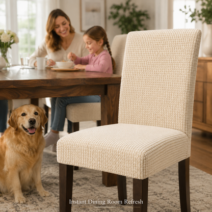 PrettyGuard™ Waterproof Chair Covers – Instantly Revive Old Chairs!