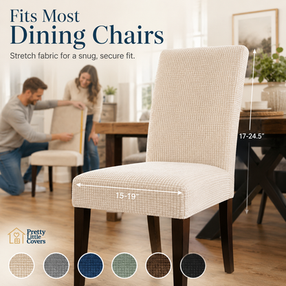 PrettyGuard™ Waterproof Chair Covers – Instantly Revive Old Chairs!