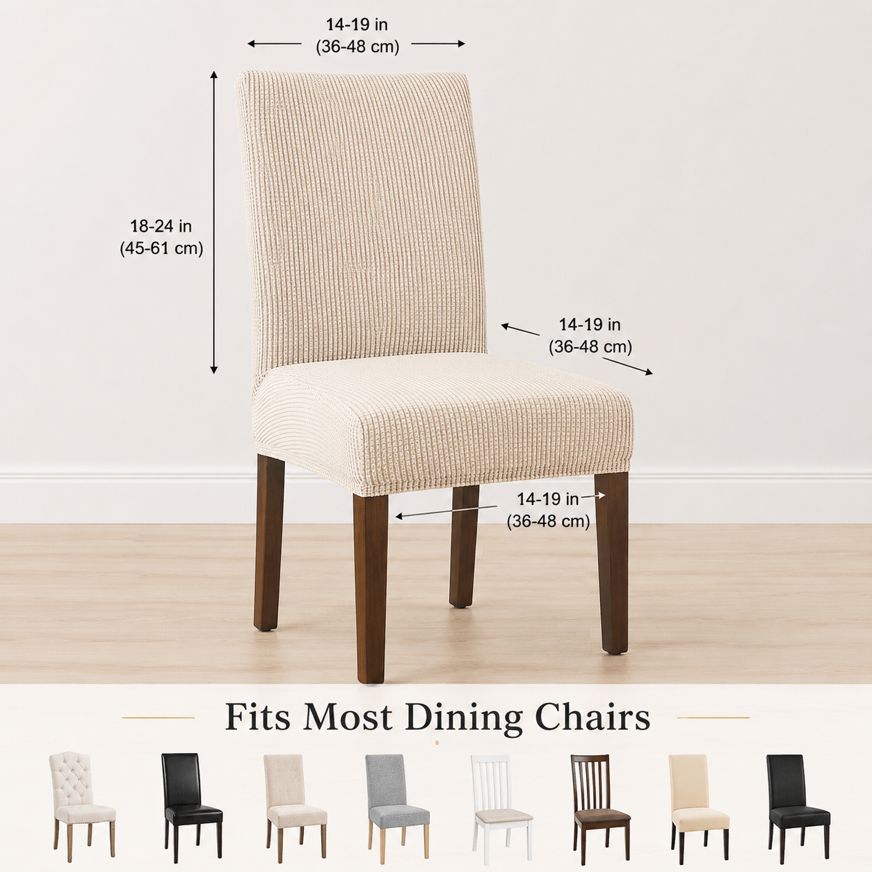 PrettyGuard™ Waterproof Chair Covers – Instantly Revive Old Chairs!