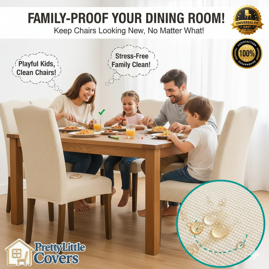 PrettyGuard™ Chair Covers – Instantly Revive Old Chairs!