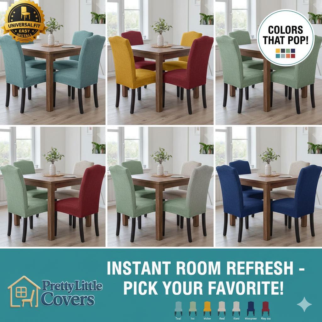 PrettyGuard™ Chair Covers – Instantly Revive Old Chairs!