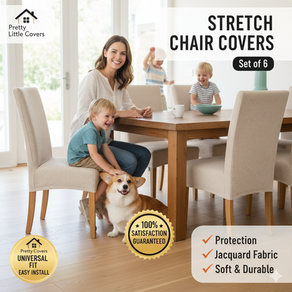PrettyGuard™ Chair Covers – Instantly Revive Old Chairs!