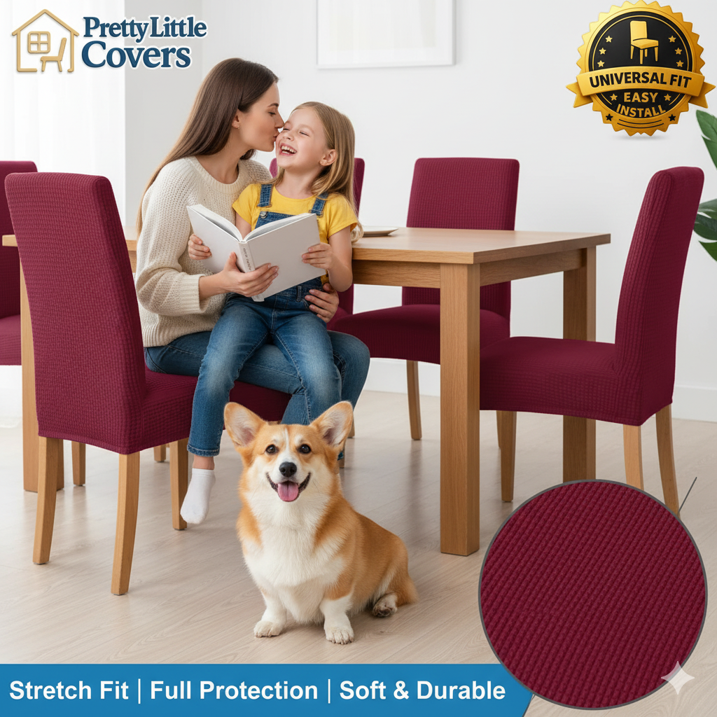PrettyGuard™ Chair Covers – Instantly Revive Old Chairs!