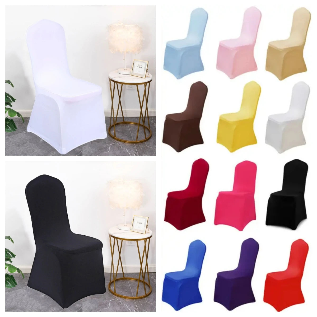 Elegant Elastic Chair Cover