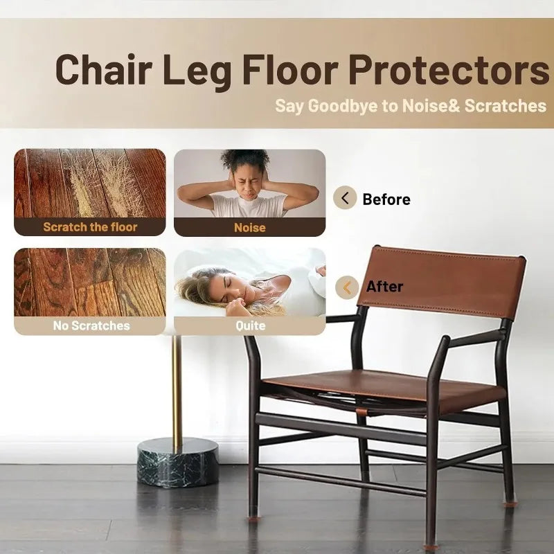 PrettyGuard Chair Floor Protectors Set