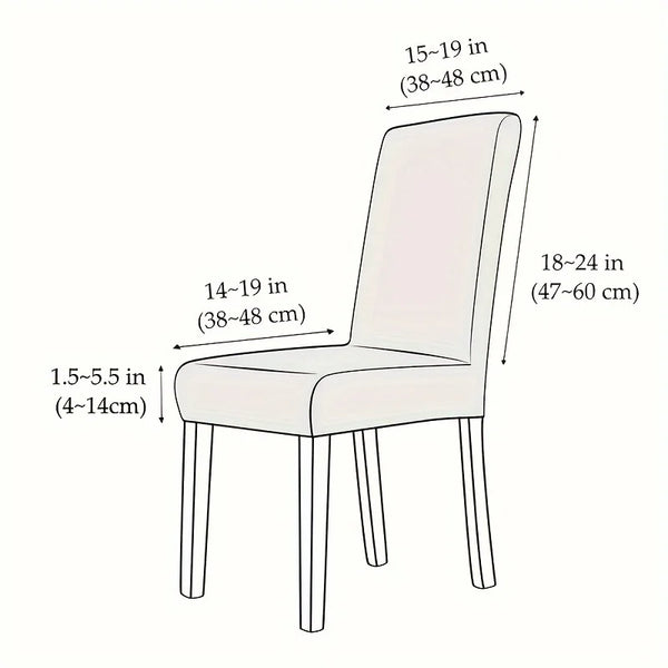 PrettyGuard Jacquard Chair Covers