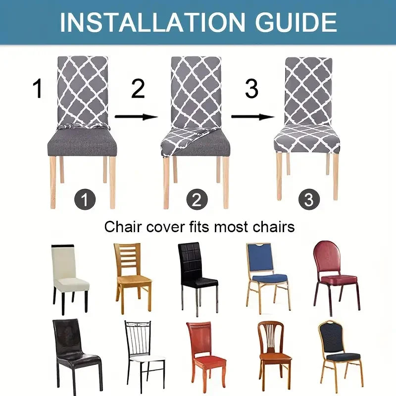 Chic Elastic Chair Covers