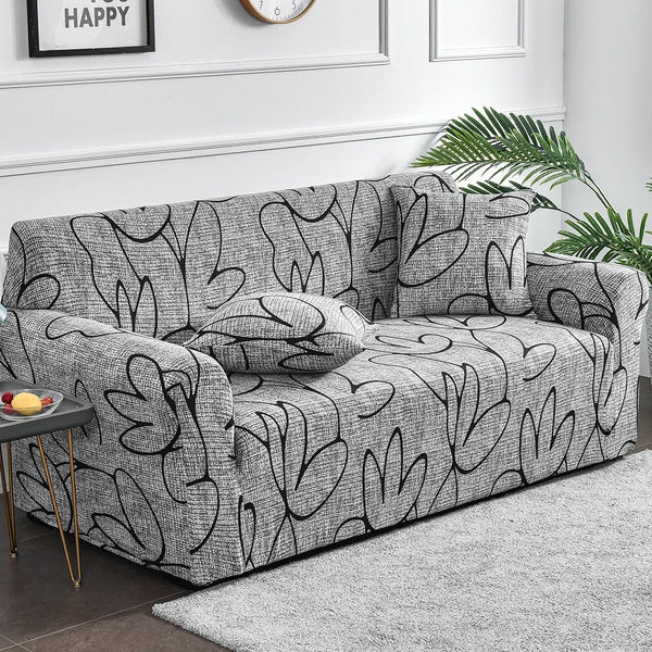 Floral Stretch Sofa Cover