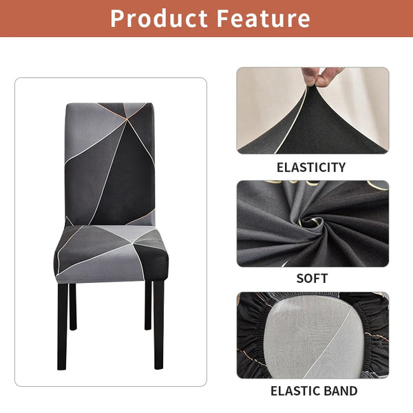 Stretchy Geometric Chair Protector