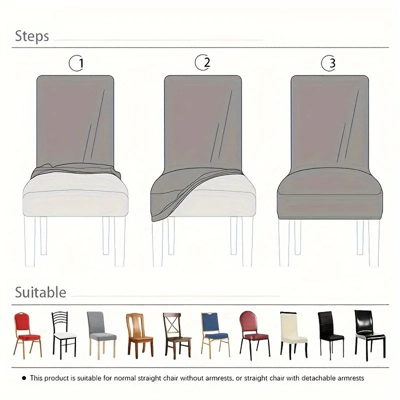 PrettyGuard Jacquard Chair Covers