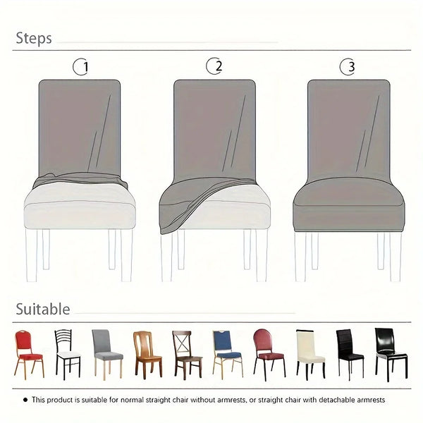 PrettyGuard Jacquard Chair Covers