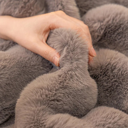 Cozy Faux Fur Couch Cover