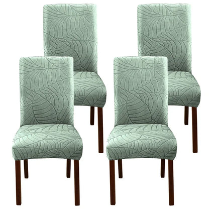 Leaf Jacquard Chair Covers