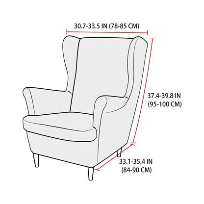 Stretchy Wing Chair Slipcover