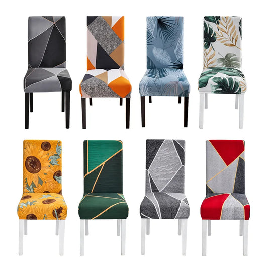 Stretchy Geometric Chair Protector