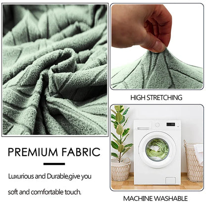 Leaf Jacquard Chair Covers