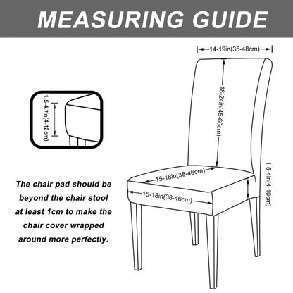 Leaf Jacquard Chair Covers