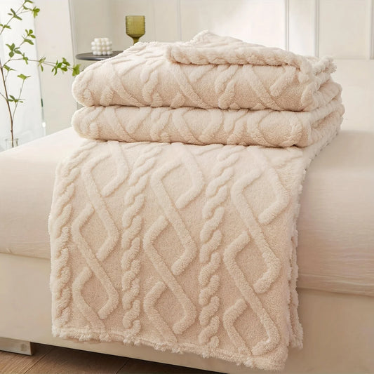 Cozy Coral Fleece Blanket