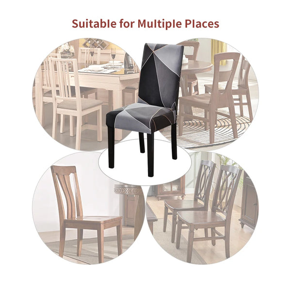 Stretchy Geometric Chair Protector