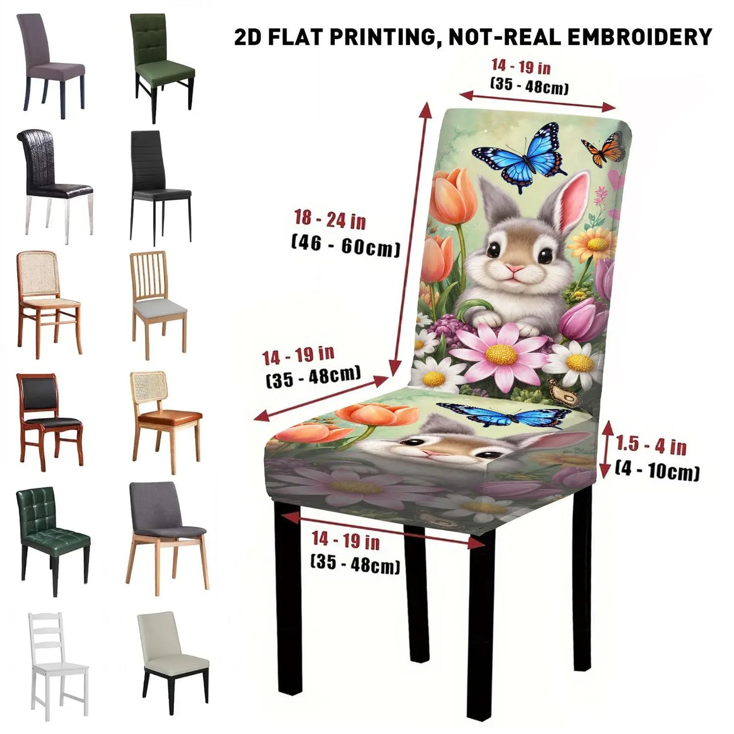 PrettyGuard Spring Chair Cover