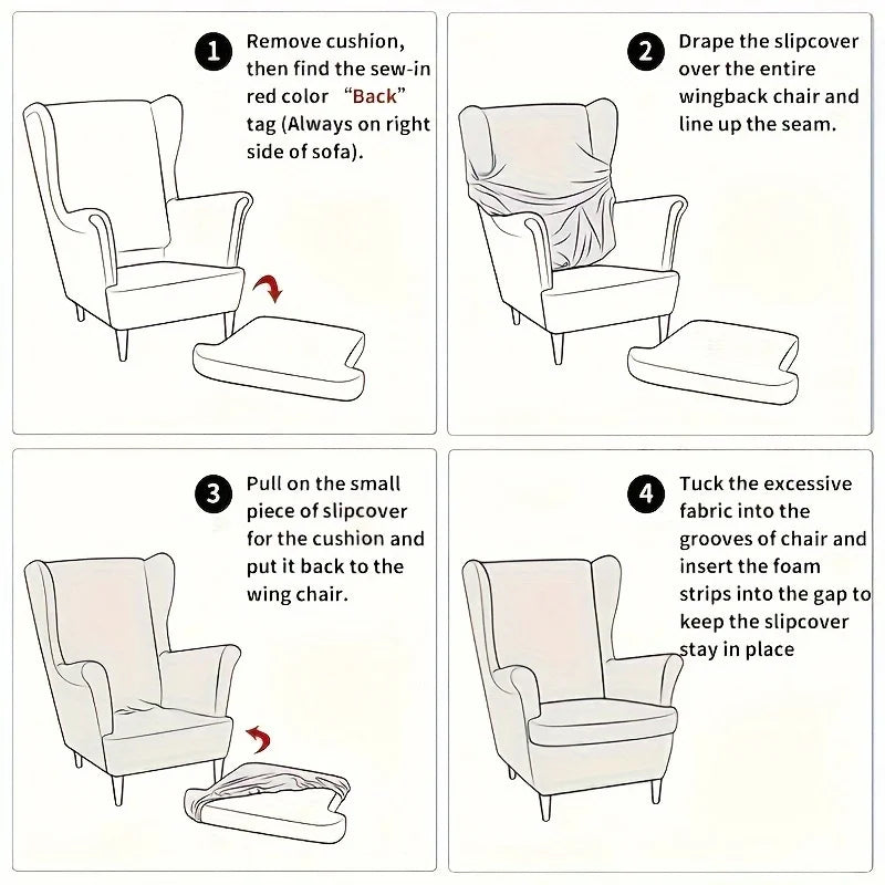 Elegant Stretchy Chair Cover